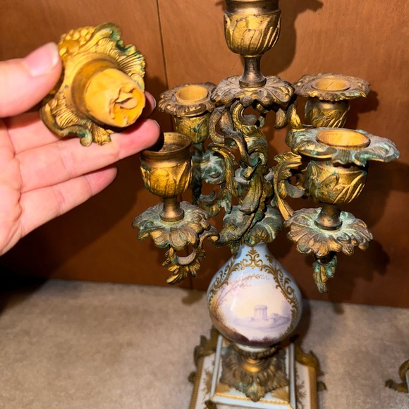 Rare vintage victorian candle stick holders - Picture 9 of 16
